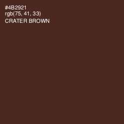 #4B2921 - Crater Brown Color Image